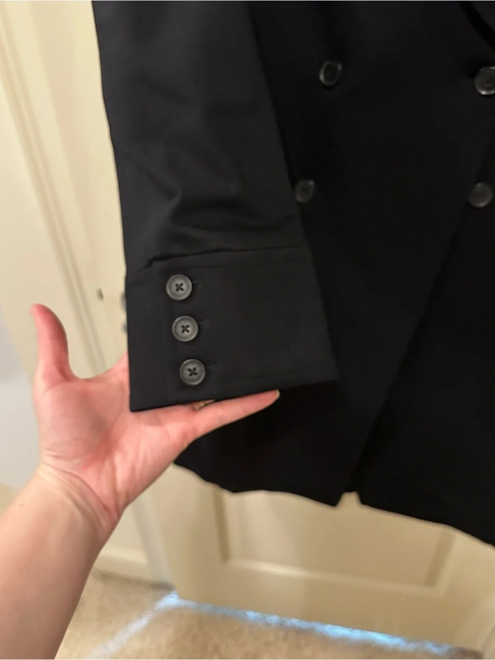 Spanx Ponte Angled Coat